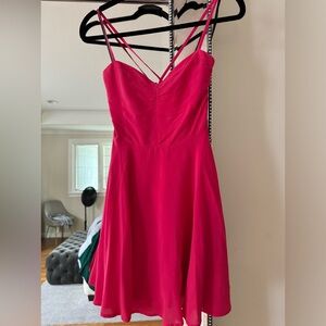 Talula | Dress w/cross cross tie in the back - Red